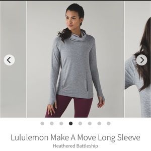 Lululemon make a move long sleeve